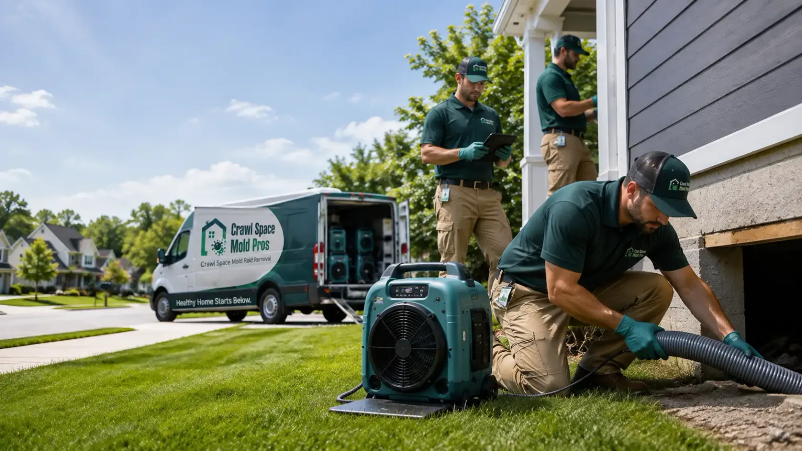 Crawl Space Mold Removal in Charlestown, RI